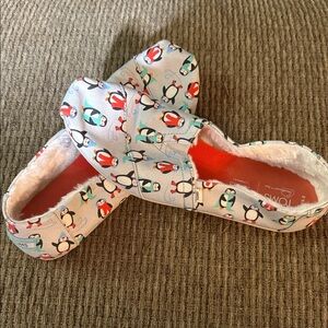 TOMS Fun Penguin Patterned Slip-Ons